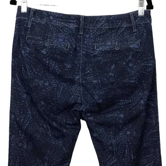 AG Adriano Goldschmied The Tristan Tailored Trouser Indigo Print Crop Ankle 28R - Picture 9 of 13
